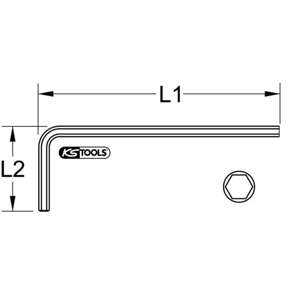 Miniatyrbild 2 av 2: KS Tools 151.263 torxnyckel