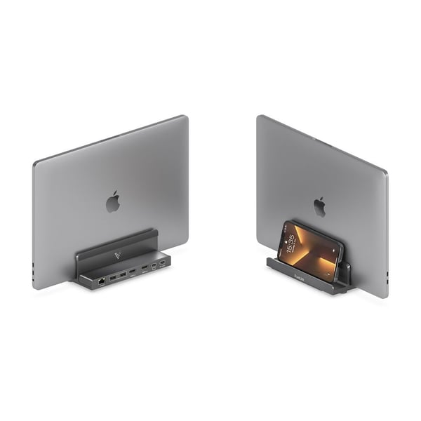 Pikkukuva 3 / 6: PureLink VL-DS100 kannettavien tietokoneiden telakka ja porttitoistin Langallinen USB 3.2 Gen 1 (3.1 Gen 1) Type-C Musta, Harmaa