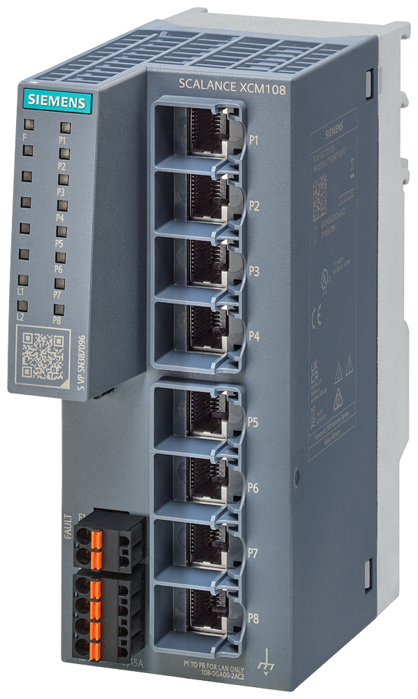 Miniatyrbild 3 av 4: Siemens 6GK5108-0GA00-2AC2 nätverksswitchar Ohanterad