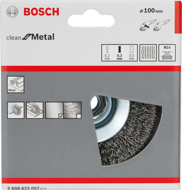 Pikkukuva 3 / 3: Bosch 2 608 622 057 pyörivän monitoimityökalun kiillotustarvike Esikiillotusharja