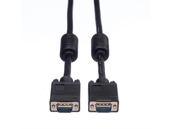 ROLINE 11.04.5670 VGA-kabel 20 m VGA (D-Sub) Svart