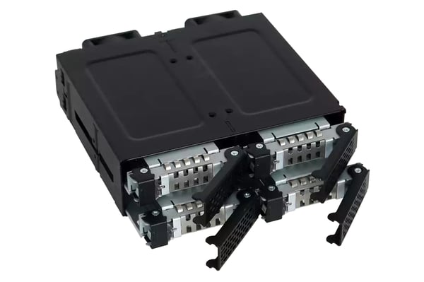 Icy Dock MB699VP-B drive bay-paneler Svart
