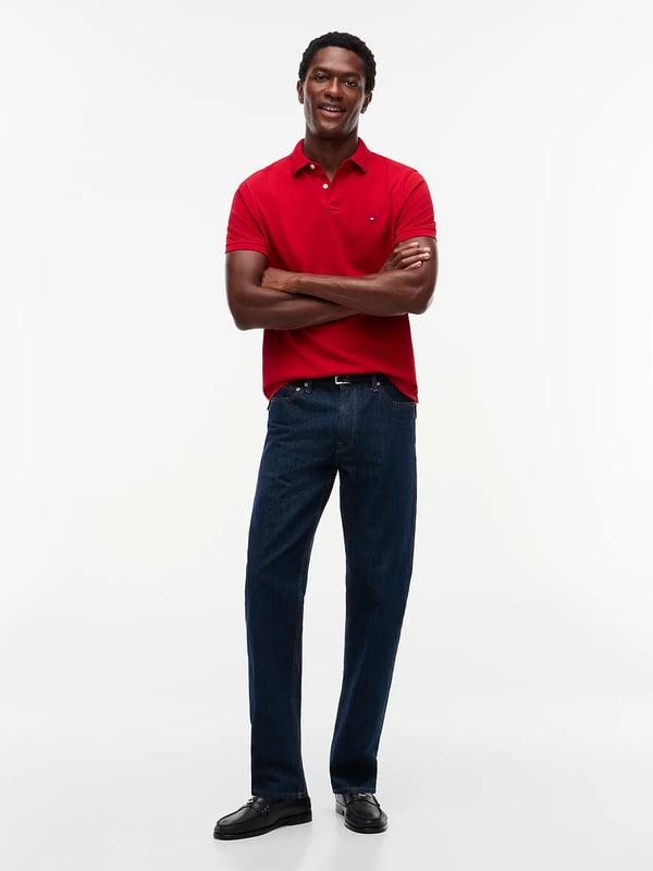 Pikkukuva 4 / 8: Tommy Hilfiger MW0MW17770XLD Poolopaita Poolokaulus Puuvilla, Elastaani