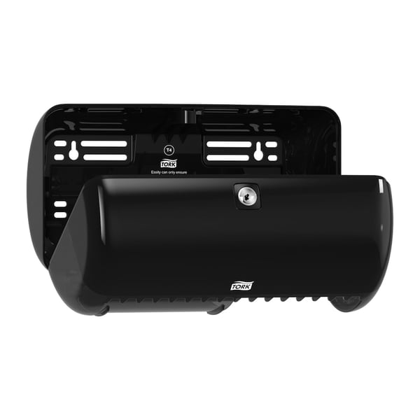 Miniatyrbillede 3 af 4: Tork 557008 dispenser til toiletpapir Sort Plast Rulletoiletpapir automat