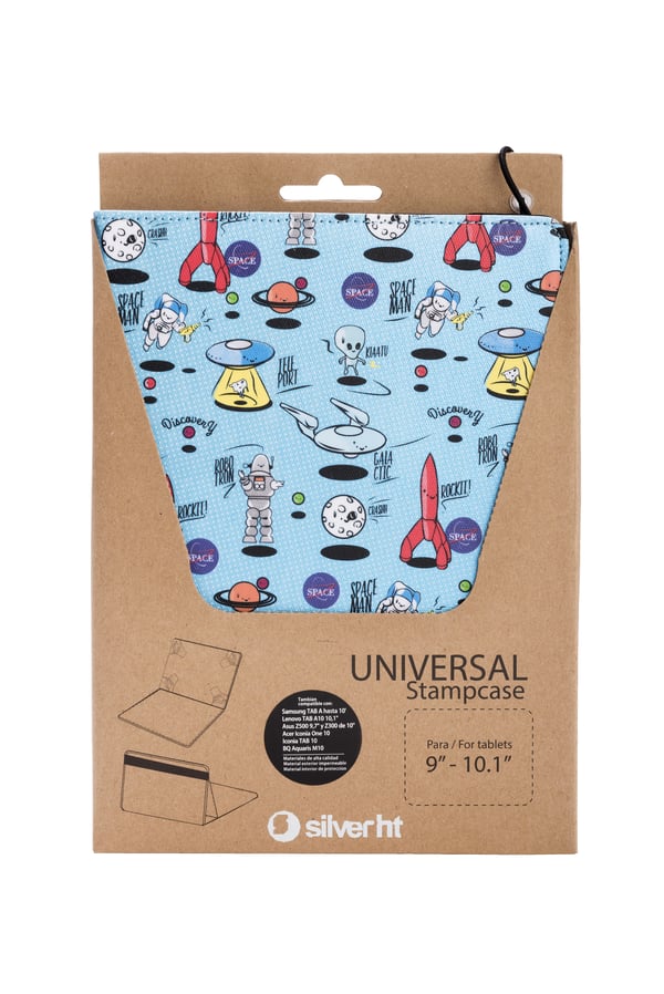 Miniatyrbillede 3 af 5: SilverHT 111935140199 tablet etui 25,6 cm (10.1") Cover Blå