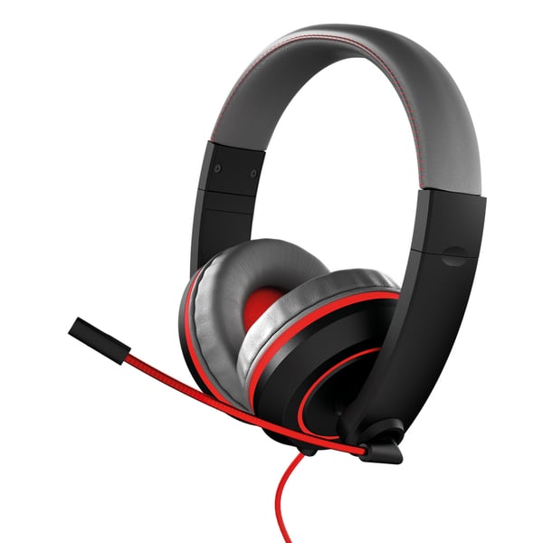 Gioteck XH100S Headset Kabel Huvudband Spela Svart, Grå, Röd Gioteck XH100S Headset Kabel Huvudband Spela Svart, Grå, Röd