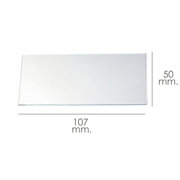 Wolfpack Cristal Claro 107x50 (Alt.) Cubrefiltro Para Pantalla Soldadura 15040405 - 15040400
