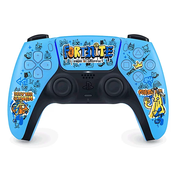 Miniatyrbild 1 av 7: Sony DualSense V2 - FORTNITE Limited Edition Blå, Multifärg Bluetooth/USB Spelplatta Analog / Digital Android, MAC, PC, PlayStation 5, iOS