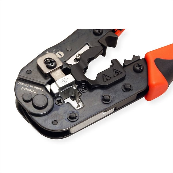 Miniatyrbillede 9 af 12: VALUE 25.99.8794 kabelklipper Krympeværktøj Sort, Rød