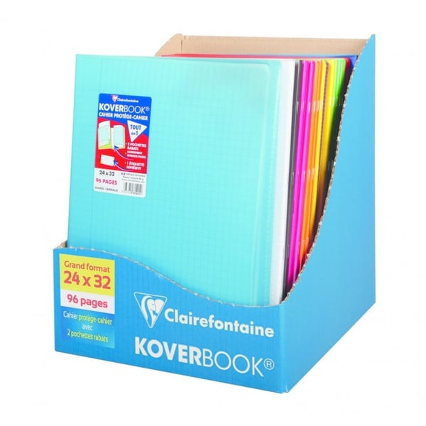 Clairefontaine 981401C blok og notesblok 48 ark Forskellige farver