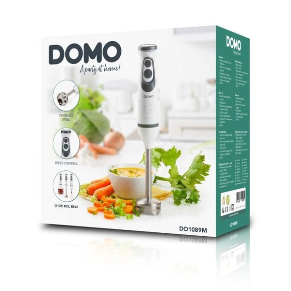 Domo DO1089M Nedsænkning blender 600 W Hvid