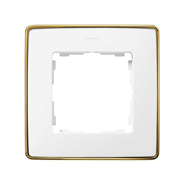 Simon 8201610-245 kontaktplade & kontakthætte Guld
