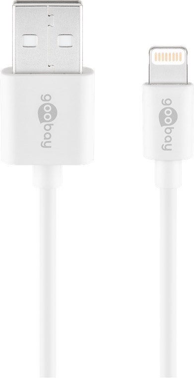 Goobay 54600 Lightning kabel 1 m Hvid