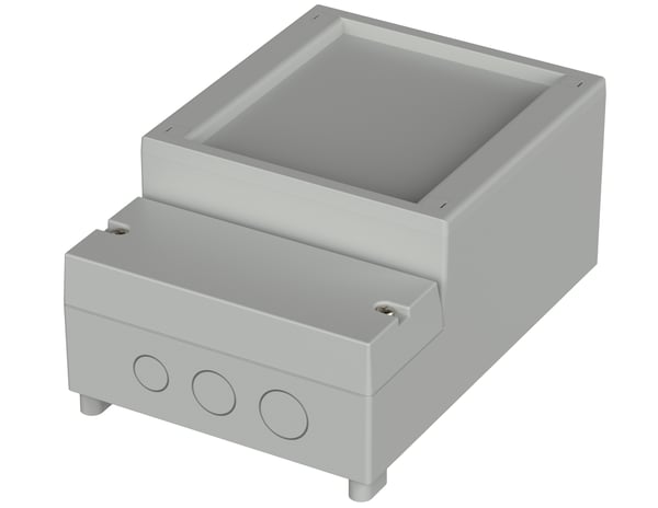 Miniatyrbillede 1 af 4: Bopla RCP 130 F elektrisk skab Acrylonitrilbutadienstyren, Polykarbonat (PC), Gummi IP65