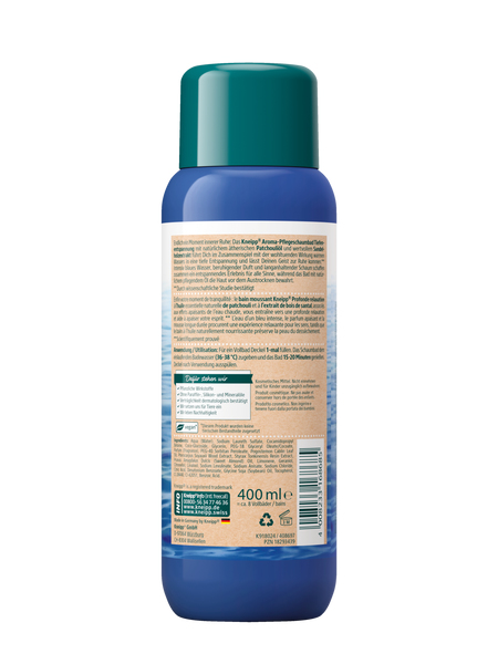 Kneipp 918024 skum- och bubbelbad 400 ml Patchouli, Sandelträ