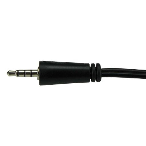 Miniatyrbillede 3 af 4: MCL CG-705 lydkabel 0,2 m 3.5mm 2 x 3.5mm Sort