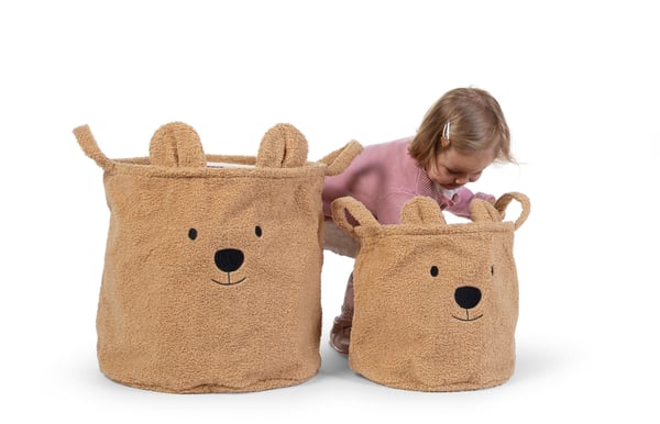 Childhome CCBTB40 opbevaringskasse Opbevaringskurv Firkant Polyester Beige