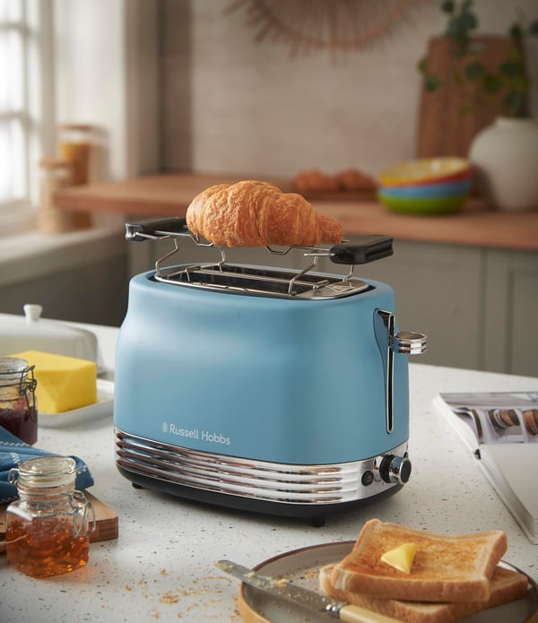 Miniatyrbillede 6 af 7: Russell Hobbs 28651-56 brødrister 6 2 skive(r) 900 W Blå