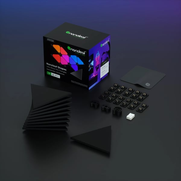 Miniatyrbild 4 av 5: Nanoleaf NL48-1101TW-10PK smart belysning Smart panel Wi-Fi