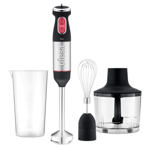 Miniatyrbillede 1 af 3: Ufesa 70105678 blender Nedsænkning blender 1000 W Sort, Rød, Stål
