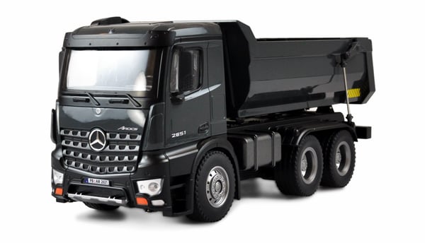 Miniatyrbild 1 av 9: Amewi Mercedes Arocs Kipper Pro radiostyrd modell Traktorbil Elmotor