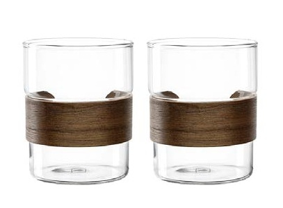 LEONARDO 055198 kahvilasi Ruskea, Läpinäkyvä 2 kpl 320 ml