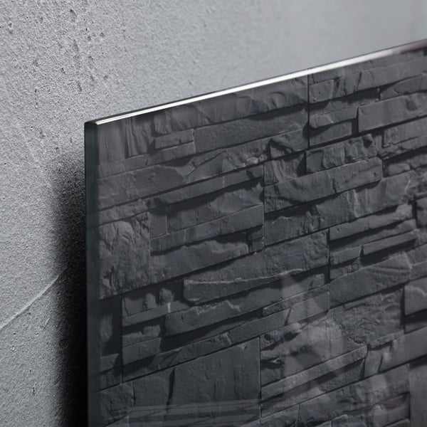 Miniatyrbillede 3 af 9: Sigel GL249 magnettavle og tilbehør Glas 1300 x 550 mm Sort