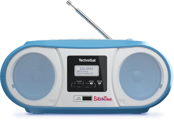 TechniSat DIGITRADIO 1990 Bibi & Tina Digital 3 W DAB+, FM Blå MP3-uppspelning