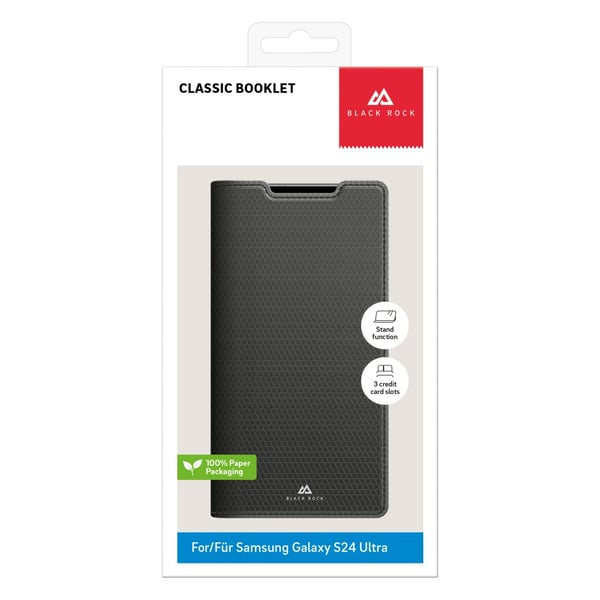 Black Rock The Classic mobiltelefonfodral 17,3 cm (6.8") Folio Svart