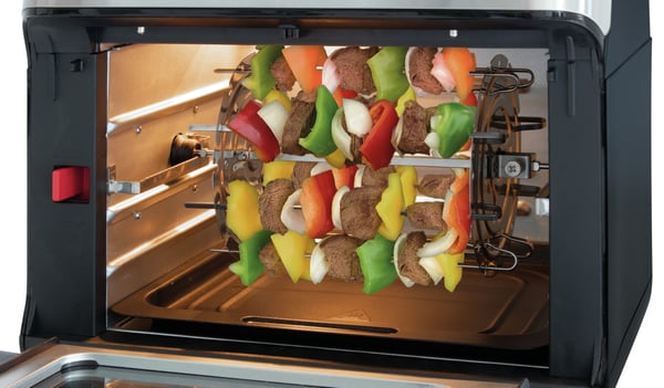 Miniatyrbild 5 av 6: ProfiCook PC-FR 1200 H Single 11 l Fristående 1500 W Varmluftsfritös Svart, Rostfritt stål