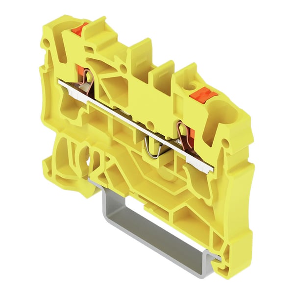 Miniatyrbillede 4 af 4: Wago 2202-1206 termisk blok Gul
