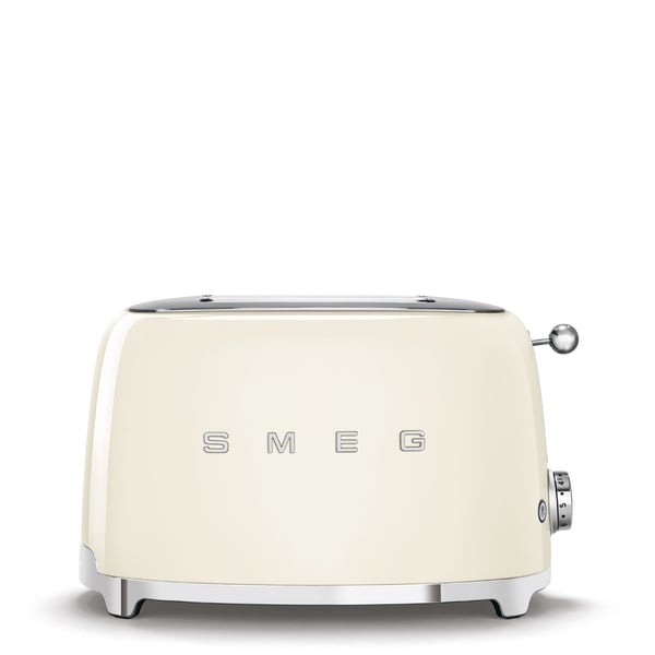 Pikkukuva 1 / 17: Smeg TSF01CREU Leivänpaahdin 2 viipaletta Kerma OMINAISUUDET JA VARUSTELU: Maalattu metallikotelo. 2 erittäin leveää paahtoaukkoa 36 mm. Automaattinen paahtoleipäviipaleiden keskitys. 6 paahtoastetta. Toiminnot: Lämmitä