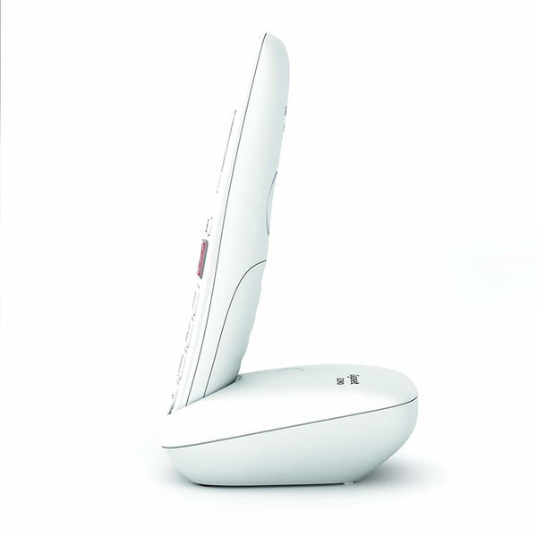 Miniatyrbillede 2 af 5: Gigaset E290 Analog/DECT-telefon Nummervisning Hvid