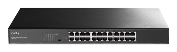 Miniatyrbillede 1 af 4: Cudy GS1024L netværksswitch Gigabit Ethernet (10/100/1000) 1U Sort