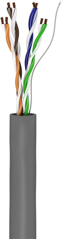 Goobay 68941 netværkskabel Grå 100 m Cat5e U/UTP (UTP) Rund
