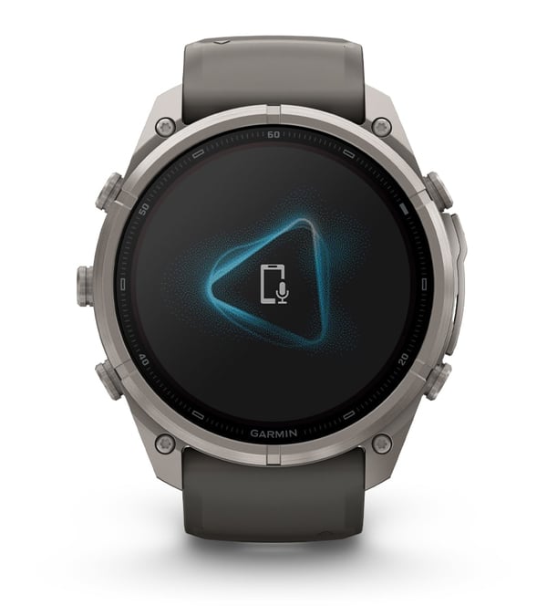 Garmin fēnix 9 Pro 3,56 cm (1.4") AMOLED 47 mm Digital 454 x 454 pixel Berøringsskærm 4G Titanium Wi-Fi GPS (satellit)