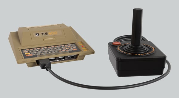 Atari 400 Mini 0,128 GB Beige, Svart, Orange