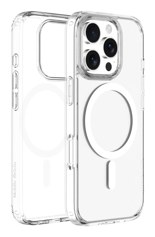 Pikkukuva 1 / 8: Mobile Origin MO-HYCL-IP16E matkapuhelimen suojakotelo 15,5 cm (6.1") Suojus Läpinäkyvä