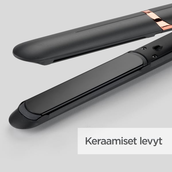 BaByliss ST394E hiustenmuotoilija Suoristusrauta Lämmin Musta 42 W 3 m