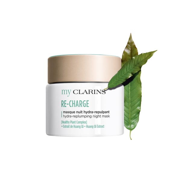 Clarins RE-CHARGE Fuktgivande ansiktsmask Kvinna 50 ml Gräddvit