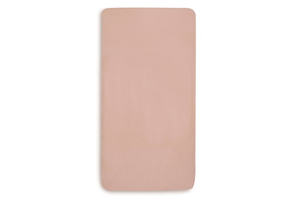 Jollein Jersey 150 x 75 cm Bomuld Havre, Terrakotta Monteret krybbeark