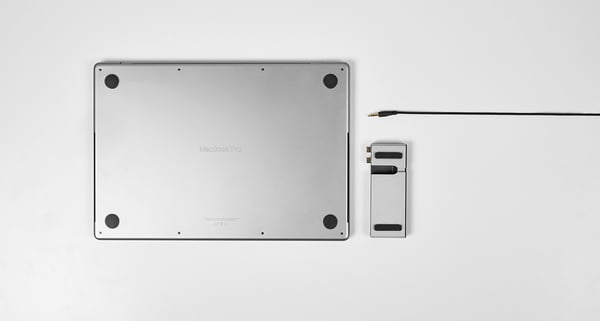 LMP 24418 kannettavien tietokoneiden telakka ja porttitoistin Telakointi USB 3.2 Gen 1 (3.1 Gen 1) Type-C Musta, Harmaa