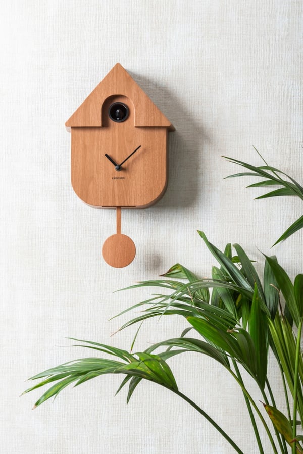 Karlsson Modern Cuckoo Quarts-klocka Andra Trä