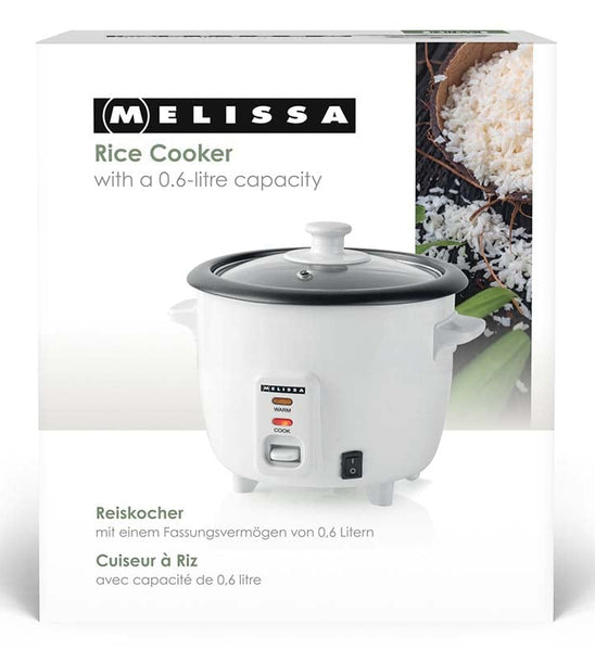 Melissa 16280022 riskoger 0,6 L 300 W Hvid