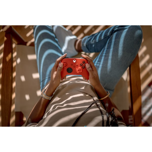 Miniatyrbillede 8 af 33: Microsoft Xbox Wireless Controller Rød Bluetooth/USB Gamepad Analog/digital Xbox, Xbox One, Xbox Series S, Xbox Series X
