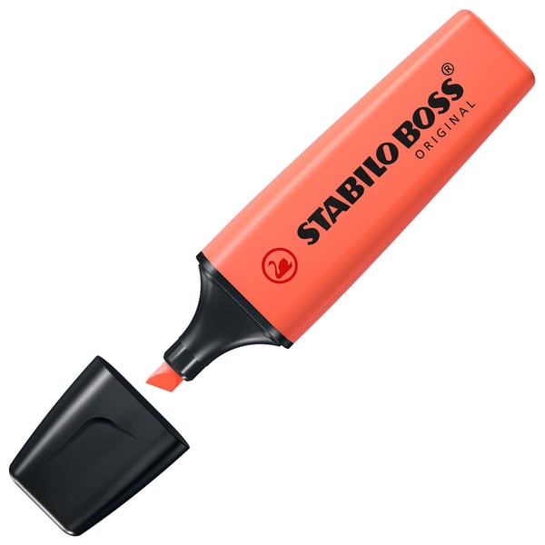 Miniatyrbillede 3 af 13: STABILO Boss Original Pastel speedmarker 1 stk Mejselspids Koral