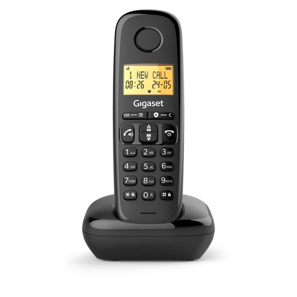 Gigaset Basic 100 Analog telefon/DECT-telefon Svart