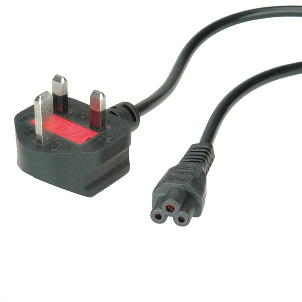 Miniatyrbillede 1 af 2: VALUE 19.99.2016 el-ledning Sort 1,8 m BS 1363 IEC 320