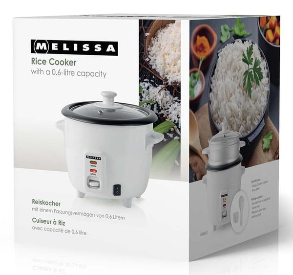 Miniatyrbillede 2 af 9: Melissa 16280022 riskoger 0,6 L 300 W Hvid