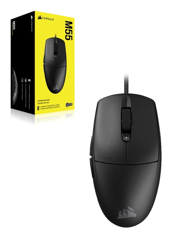 Corsair M55 hiiri Pelaaminen Oikeakätinen USB A-tyyppi Optinen 16000 DPI